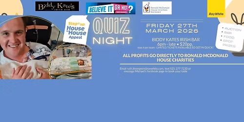 Ronald McDonald House Quiz Night Fundraiser