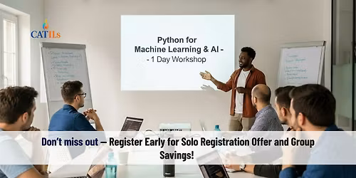Python for Machine Learning & AI \u2013 1 Day Workshop in Toronto