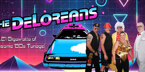 The DeLoreans take Sam's Beach Bar Back to the '80s!