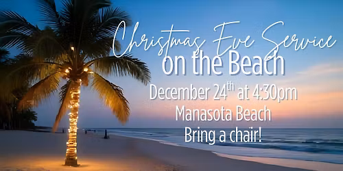 Christmas Eve Service on the Beach