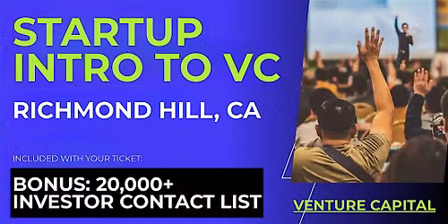 Startup Intro to VC: Guide for Richmond Hill Founders