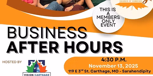 Business After Hours - Vision Carthage