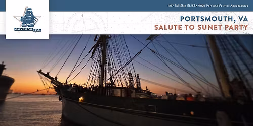 Salute To Sunset Party On The 1877 Tall Ship ELISSA