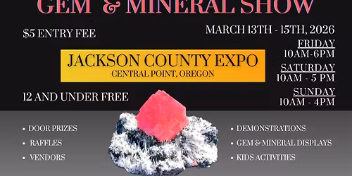 2026 Roxy Ann Gem & Mineral Show