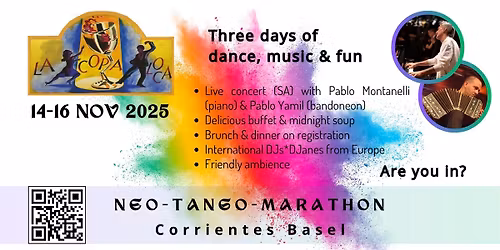 La Copa Loca - NEO Tango Marathon November Edition - with PABLO MONTANELLI & PABLO YAMIL