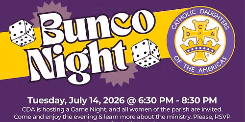CDA Bunco Night