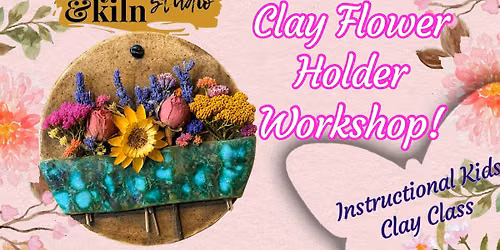 Clay Flower Holder