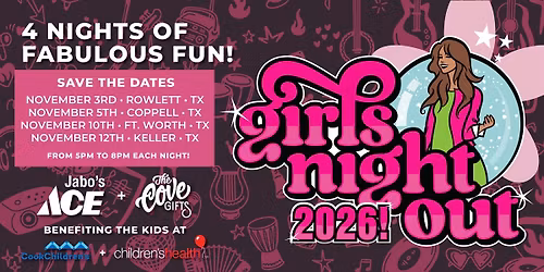 Jabo's Ace & The Cove Gifts Coppell: Girls Night Out 2026!