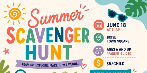 Kids Summer Scavenger Hunt