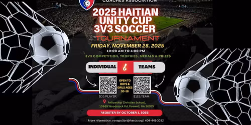 2025 Haitian Unity Cup 3v3 Soccer Tournament