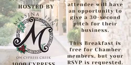 Networking Breakfast - Hosted by Messina Inn