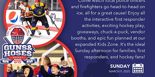 Guns and Hoses Hockey Game at Berglund Center Coliseum