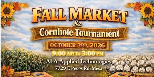 Fall Market & Cornhole Tournament