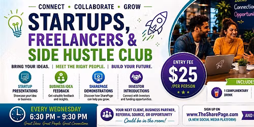 Entrepreneur Networking - Side Husltle Club