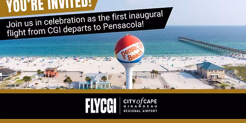 First Inaugural Flight to Pensacola (PNS) from CGI