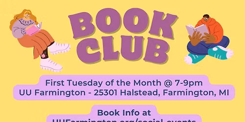 Monthly Book Club - UU Farmington