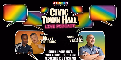 Civic Town Hall Live Podcast & Volunteer Recruitment Drive