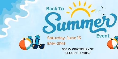 Back to Summer Vendor Fair with Sensational Seguin