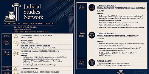 Irish Judicial Studies Network Launch