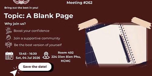 \ud83d\udd25 262nd OFFLINE MEETING | PUBLIC SPEAKING | A BLANK PAGE