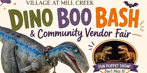 Dino-mite Boo Bash Event - October 10th!