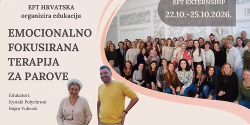 EFT EXTERNSHIP - po\u010detna edukacija iz emocionalno fokusirane terapije za parove