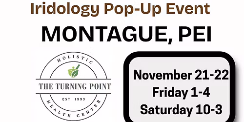Iridology Readings in Montague with Rachelle Wood, RHN, nd