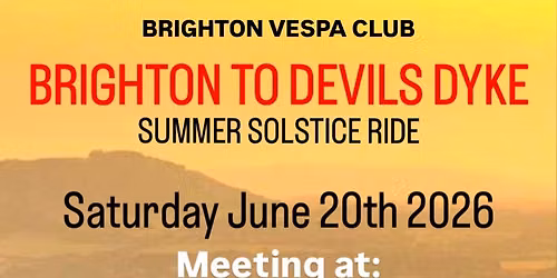 Summer Solstice Ride 2026