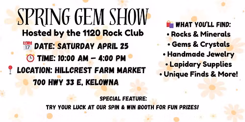 Kelowna Spring Gem Show