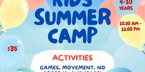 July Youth Summer Camp (Week Long)