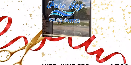 Pure Joy Salon Suites Ribbon Cutting