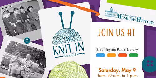 Knit In at Bloomington Public Library