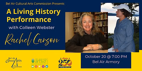 A Living History Performance with Colleen Webster as Rachel Carson