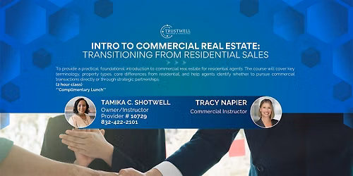 Intro Into Commercial Real Estate: Transitioning from Residential Sales