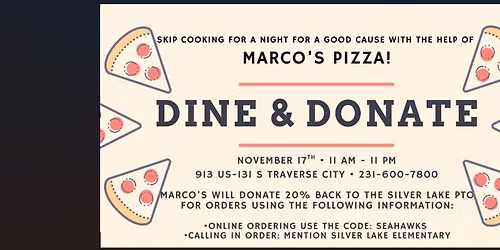 Dine & Donate with Marco's
