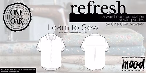 reFresh: Button-Down Shirt Sewing Workshop Series