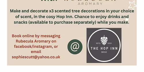 Make your own scented tree decorations 