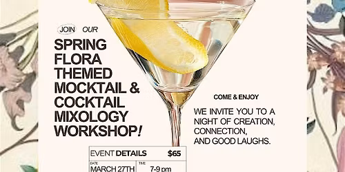 Spring Mixology Class