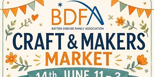 Craft & Makers Market \ud83c\udf97\ufe0fFundraiser for Batten Disease \ud83c\udf97\ufe0fstalls fully booked
