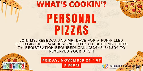 What's Cookin'?: Personal Pizzas