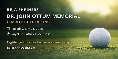 Beja Shriners Charity Golf Outing