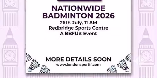 London Sportif Nationwide Badminton Tournament 2026