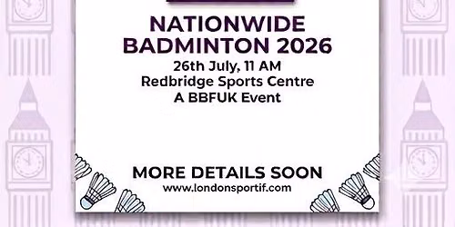 London Sportif Nationwide Badminton Tournament 2026