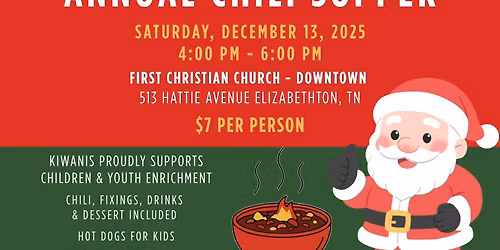 Elizabethton Kiwanis Club Annual Chili Supper