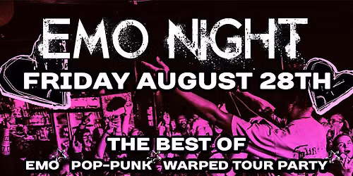 EMO NIGHT ft. Flicker\/\/Fade Live Band Emo Night