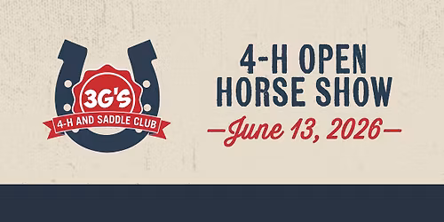3G's Open 4-H Horse Show