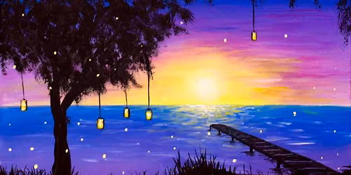 Toledo Paint and Sip Party - Fireflies at the Dock
