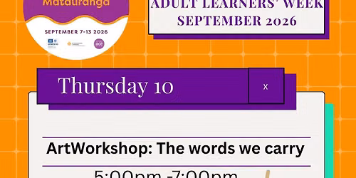 ArtWorkshop: The words we carry