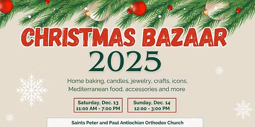 Christmas Bazaar 2025