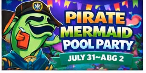 Pirate Mermaid Pool Party Weekend